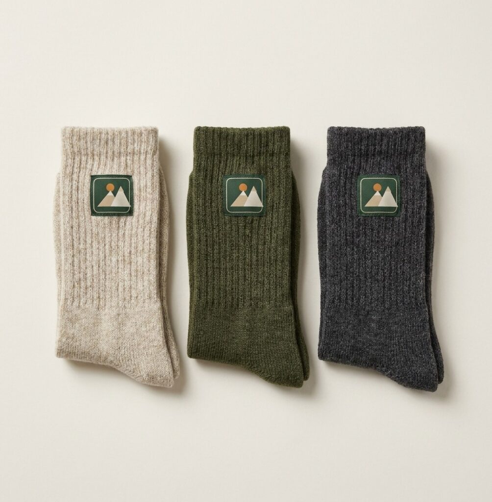 Wool Crew Socks 3-Pack